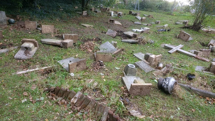 CNC Poor Peoples Graves Vandalised