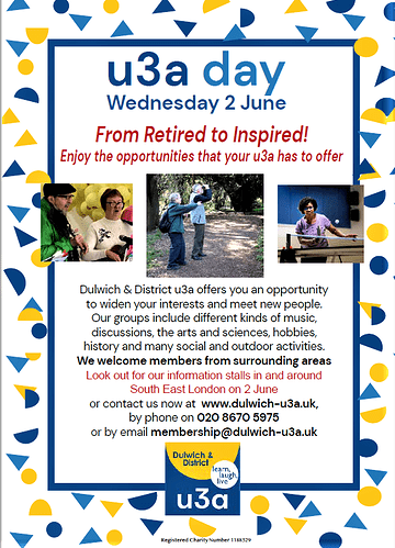 U3A Day Leaflet final